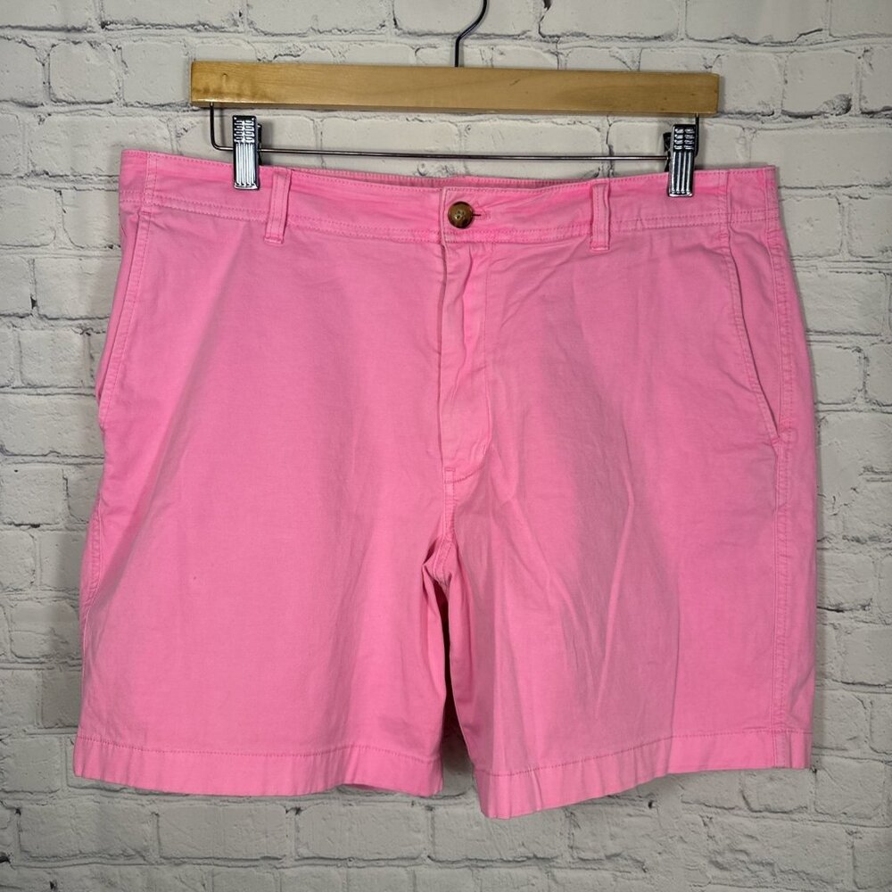 Vineyard‎ Vines Shorts Mens 34 Pink Neon Island Short Golf Stretch Beach
